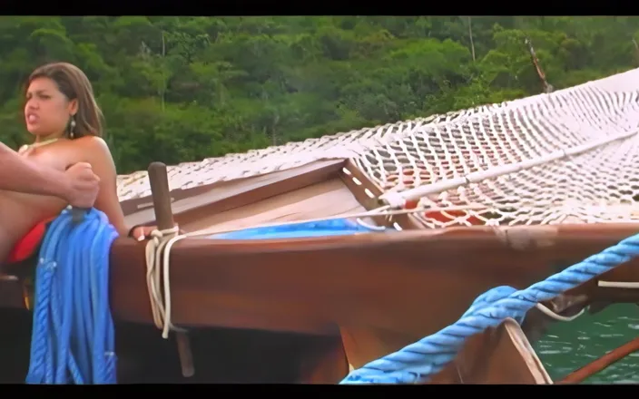 Anna's girls: Brazilian Hottie Enjoys Passionate Anal Sex on a Boat (NO AUDIO)