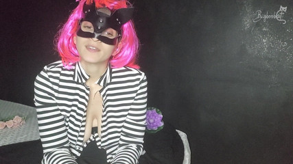 BigBoobCat: Amcık maskemle mastürbasyon yaparken gel büyük doğal göğüslerimin zıplaşını izle