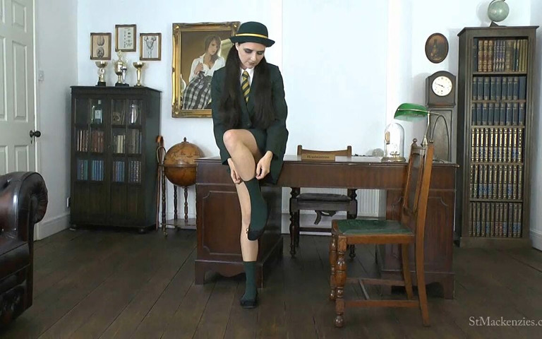 Pixiee Plays with Her Rival College Uniform (St Mackenzie's Archive) Pixiee Plays with Her Rival College Uniform (St Mackenzie's Archive)