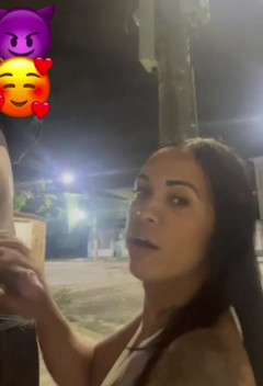 Cumshot on the Street