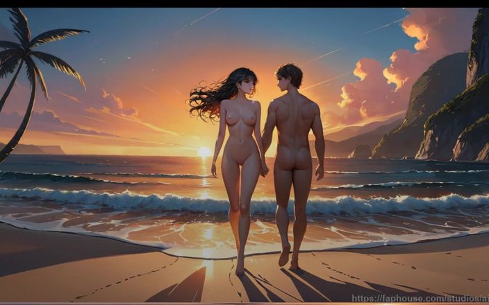 AI Girls: 34 gambar telanjang pasangan hentai dalam berbagai posisi seks