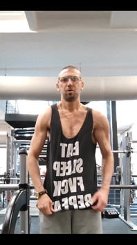 Dnes bylo těžké, po 3 dnech horečky se vracím do posilovny