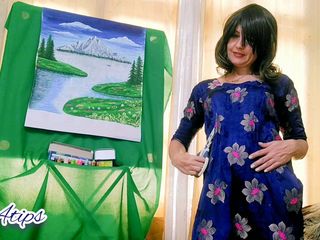 Bolly Karma: Skinny Bitch Tearing Her Clothes