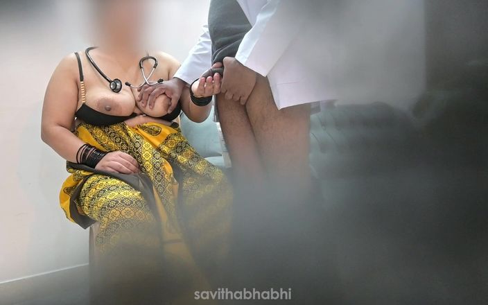 savithabhabhi: Лікар неправильно доглядає за бідним пацієнтом у клініці