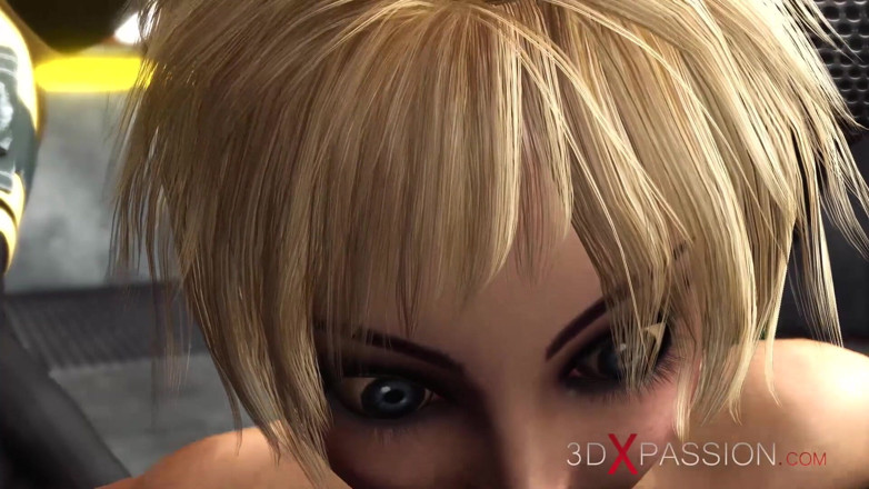 3dxpassion: Seks Alien! Si blonde super panas dikongkek anubis pada bekas...