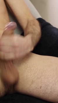 Middle aged Stepdaddy getting hard from soft with dirty talk