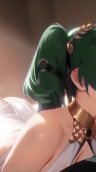 Iuno wuthering 波浪传教士性奶油派和口交 hentai mmd 3D 深绿色头发颜色编辑 smixix