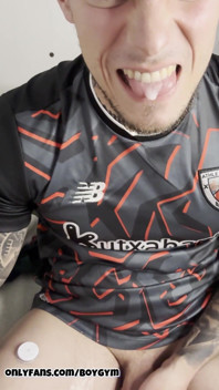 My Big Cock Cums Watching Football