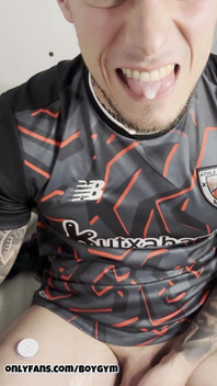 My Big Cock Cums Watching Football