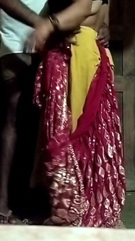 Young Indian Couple Kissing