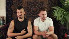 Kinky Bites Gay: Blaze Austin a Roman Maverick mají kurva zábavu! Syrový