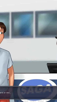 Saga de verano: chica asiática toma una gran polla en el trabajo ep 201