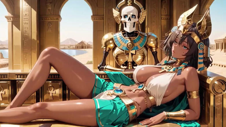 Tay Swift X: Languid on the Golden Throne, She Runs Fingers Over Her...
