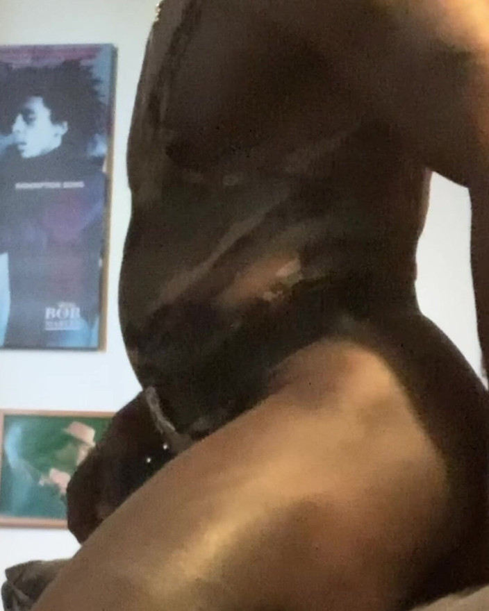 Masculine crossdresser: Singlet Thigh High Boots Crossdresser Prostata Wank