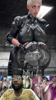 Special Agent Waifu Grows a Fat Futa Cock and Cums in Her Suit