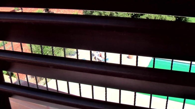 German Porn: Blonde Poolside Double Penetration Ecstasy