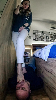 You Are My Slave and You Will Serve at My Feet.