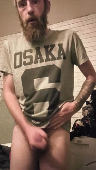 Wielki twardy kutas wanking i palenie