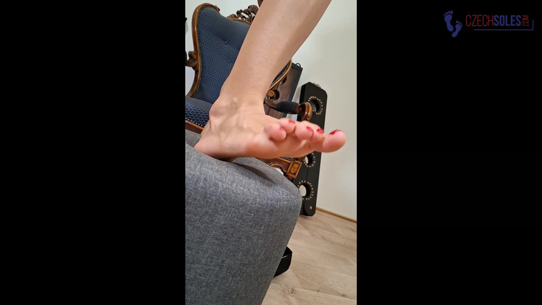 Czech Soles - foot fetish content: Netzstrümpfe und nackte füße deiner herrin