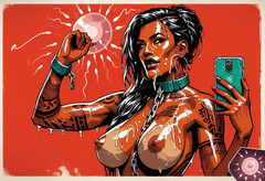 Emily Lilith: Troia donna sesso duro, donna formosa con grandi tette succhia...