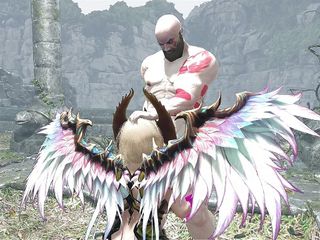 denisporco animation: 性爱之神Kratos