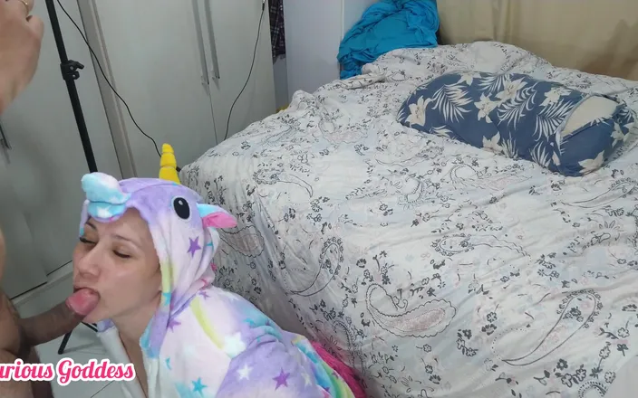 Adrian And Curious: Curious Goddess - Unicorn Girl Showing Her Ass Fucking Her Ass...