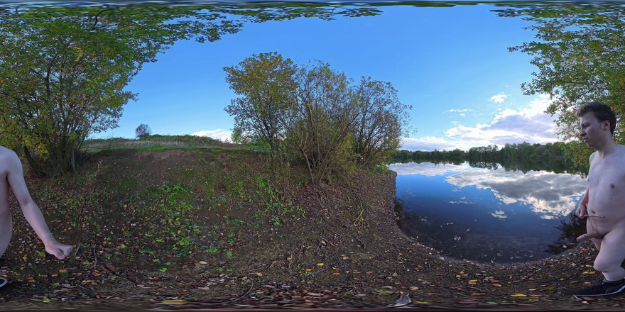 Outdoorboy5: Teen Komplett Nackt an Einem See