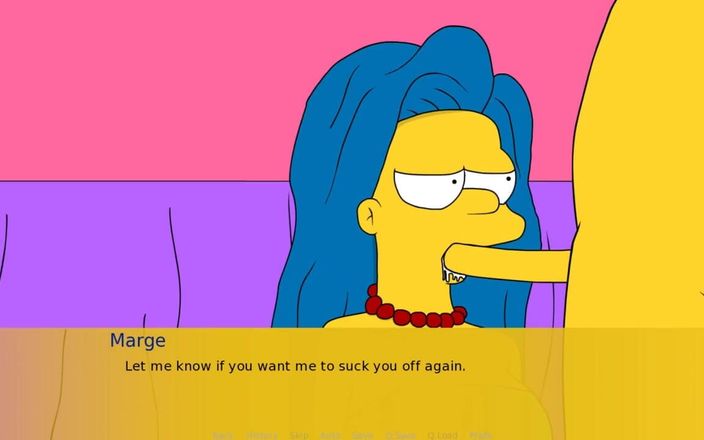 LoveSkySan69: Simpson Sim спегилл, часть 6, минет Мардж, от LoveskySanx