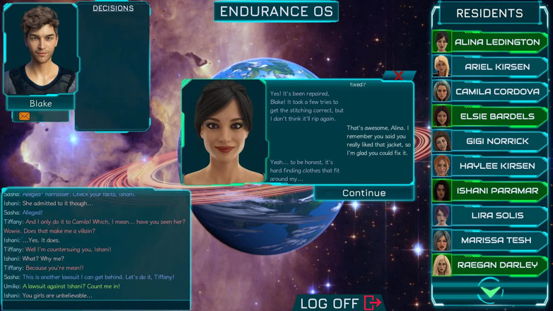 Dirty GamesXxX: Stranded In Space: messaging the girls. Ep.18