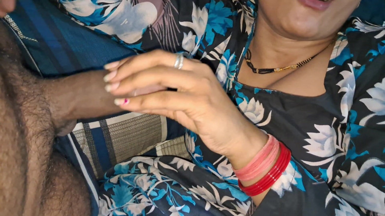 xshika: Indian Wife Kavya Blowjob Cum on Tits