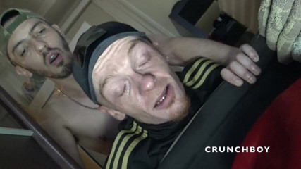 CREAMPIE SESSION IN JOCKSTRAP: Fucked barebakc in jockstrpa by straight boy