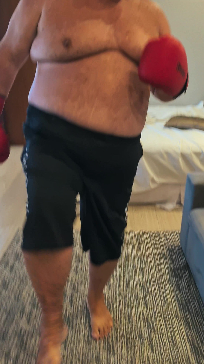 Punchbagplz: Santa Boxer: POV Christmas Beatdown