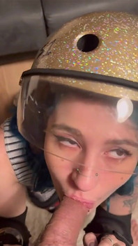 Roller derby şampiyonasımdan önce beni sik