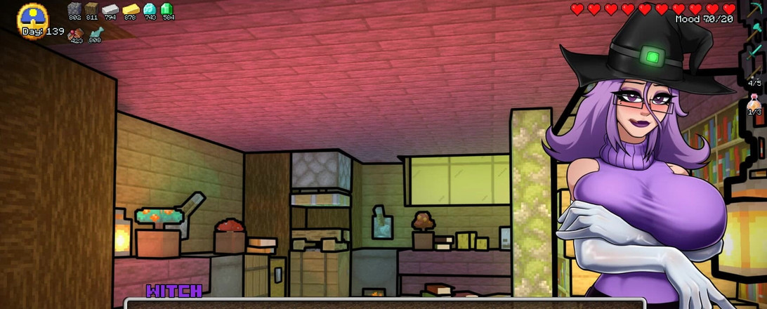 LoveSkySan69Real: Minecraft geile ambacht deel 85 nieuwe gewaden voor heks, sexy lingerie!!...