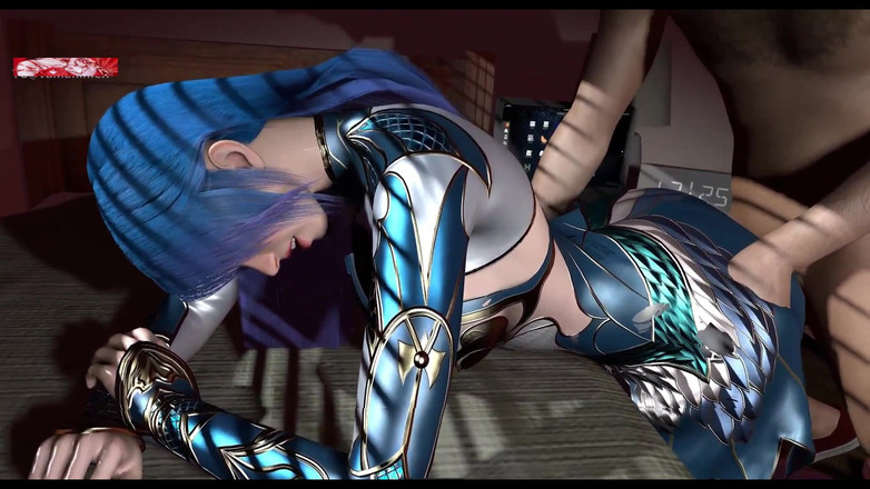 X Hentai: Красива нейронна богиня в товстій формі - 3d анімація хентай