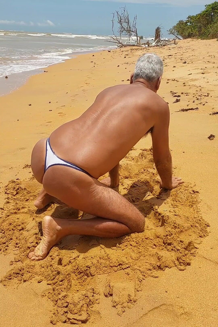 Ladysilvas: Ladysilva sulla spiaggia Che puttana culo caldo