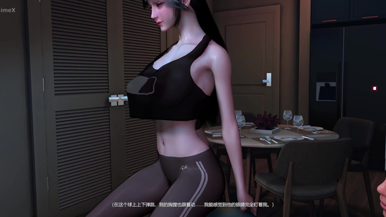 Why fuck so hard: 3D super sexy učitelka jógy škádlení mladého velkého ptáka, aby jí...