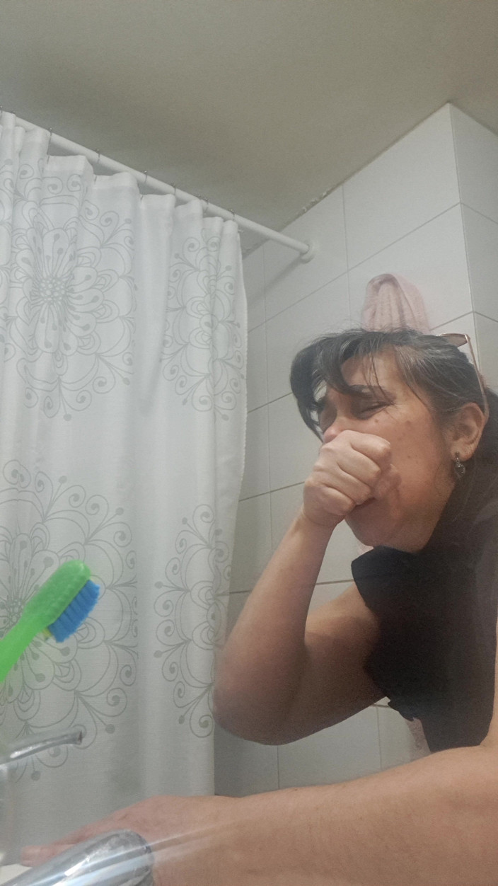 Mommy big hairy pussy: Mom Imagines Having Secret Sex with Him in the Bathroom.