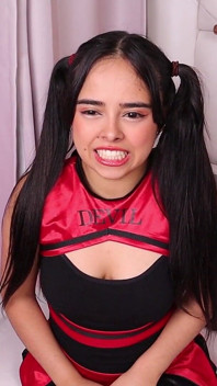Cheerleader Girl in the Neighborhood