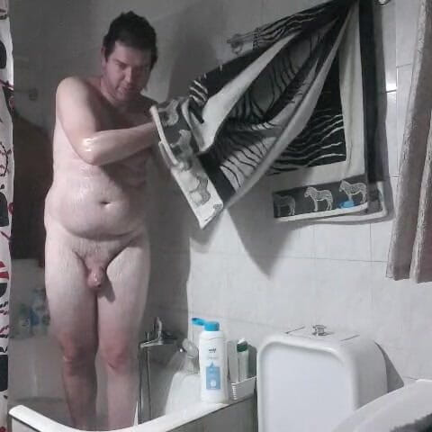 Mirko2589: I Take a Shower in Bathroom
