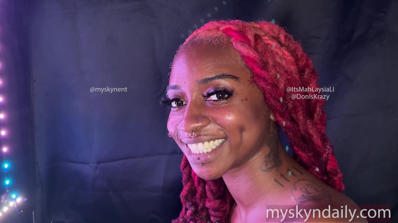 MySkyn Entertainment: Throat Goat Gets a Big Black Dick