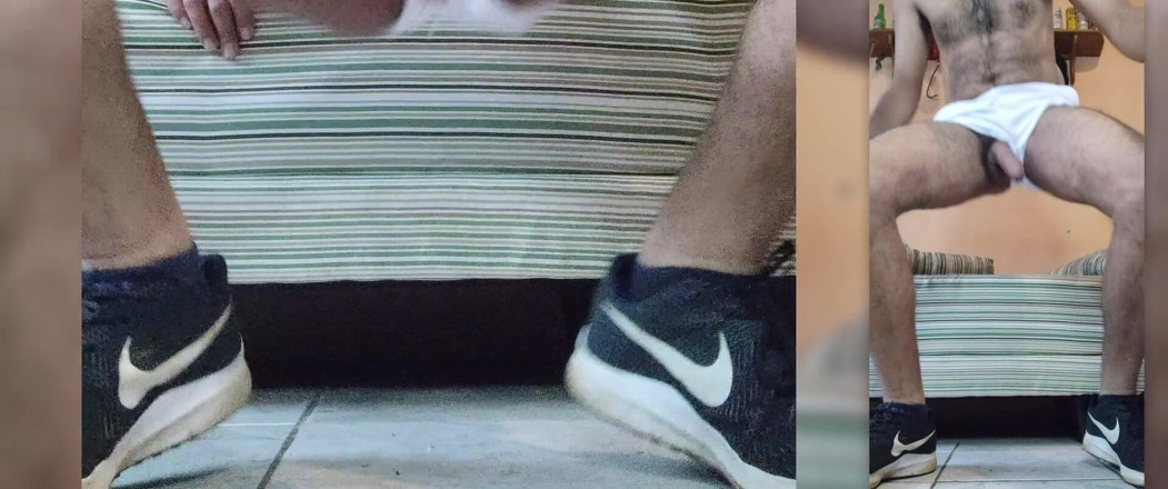 Stink HairyMale: Pantaloncini bianchi trasparenti