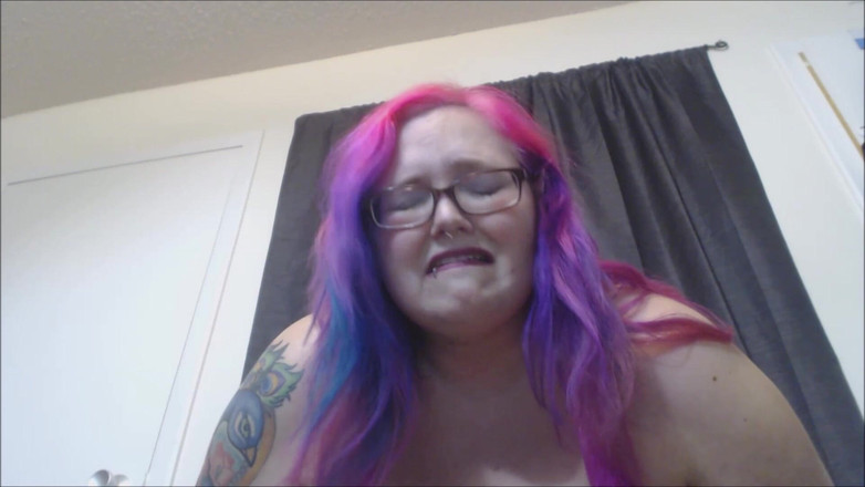 Sara Star: Voyeur na šťavnaté bbw bohyni Obryně Sara Star