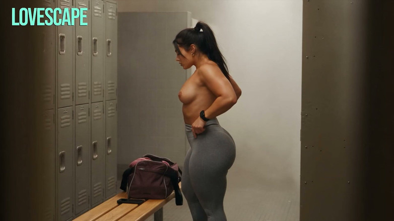 Lovescape: Der schüchterne fitnessstudio-typ fickt endlich seinen fitness-crush (ai)