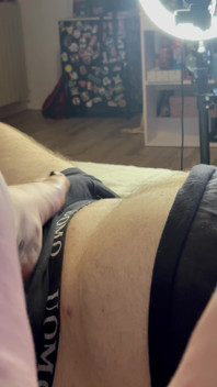 He Loves My Little Feet When I Massage His Dick