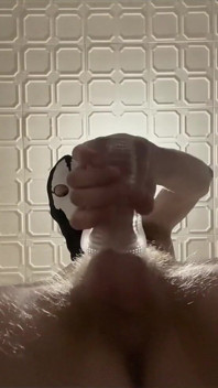 7 Inch (18cm) Hot Cock Owned by a Masked Slim Twink. Flashlight Intense Masturbation, Moaning. Full Video