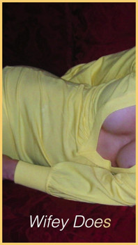 Wifey Looks Amazing in This Hot Braless Shirt