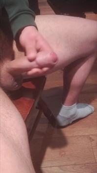 Squirting a Looong Cum After Edging Hard