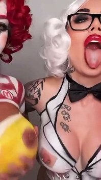 Halloween Dildo JOI with Friends