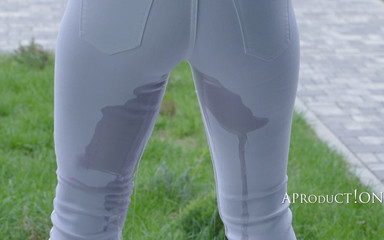 Thumbnail of Swiss MILF Wetting Jeans